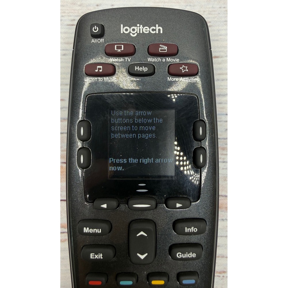 Logitech Harmony 700 Universal Remote Control LCD Screen Tested - Picture 2 of 4